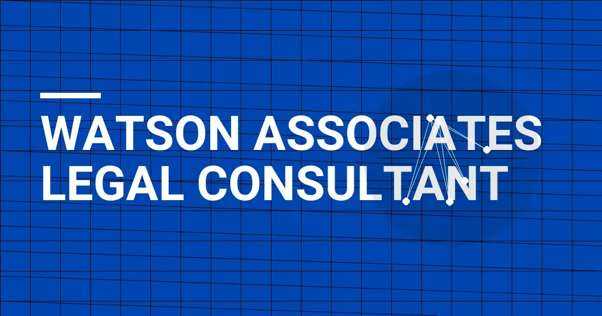 Watson Associates Legal Consultant